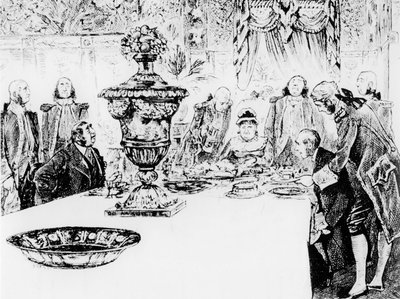 「英国の日常」からの新しいジェントリー、1879 作： English School